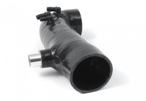 Subaru WRX Turbo Inlet Hose - Perrin Performance - 3in (For Aftermarket Turbos Only) - Black - `02-`07